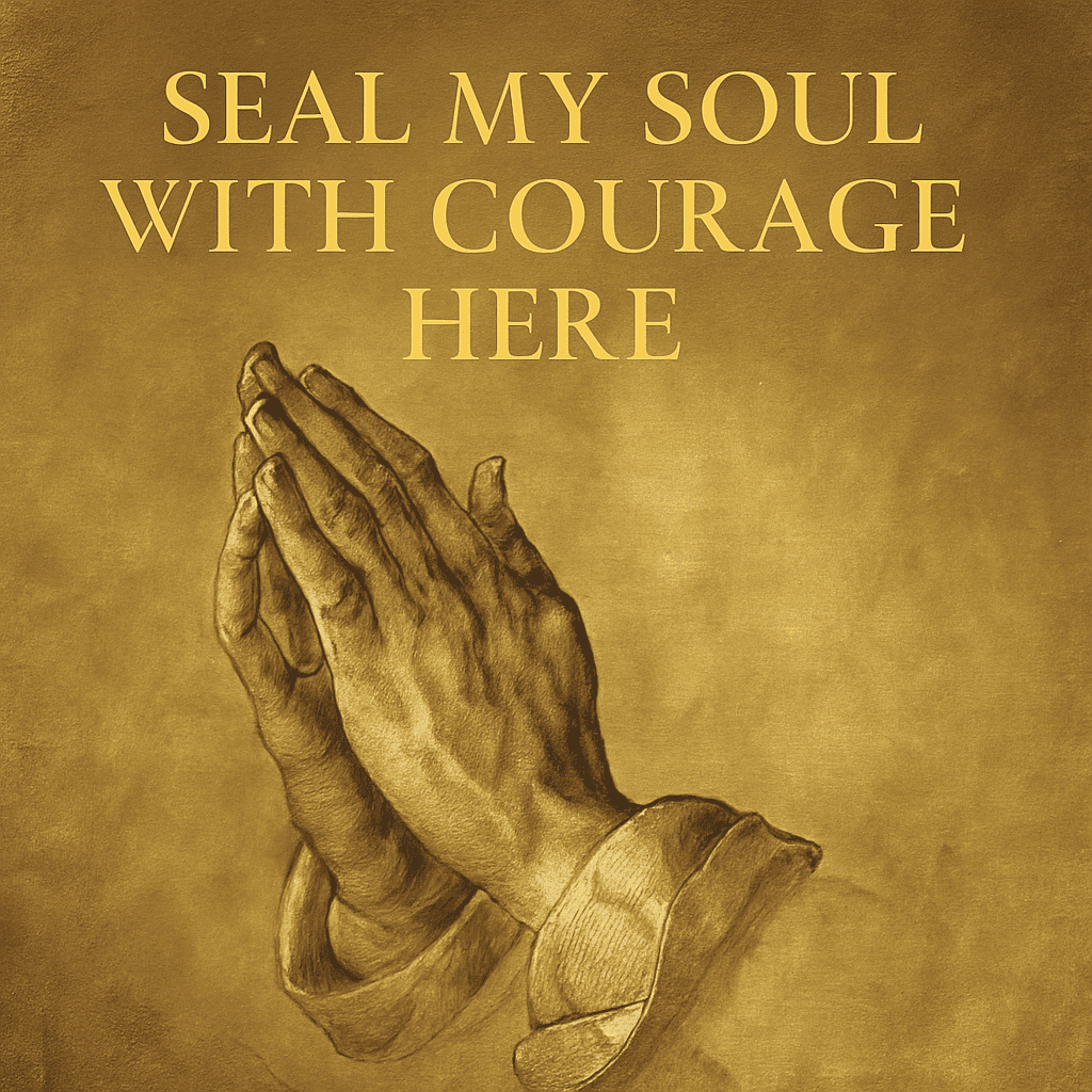 Seal My Soul With Courage Here